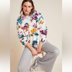 Anthropologie Rosemarie Hooded Sherpa Jacket. Xs